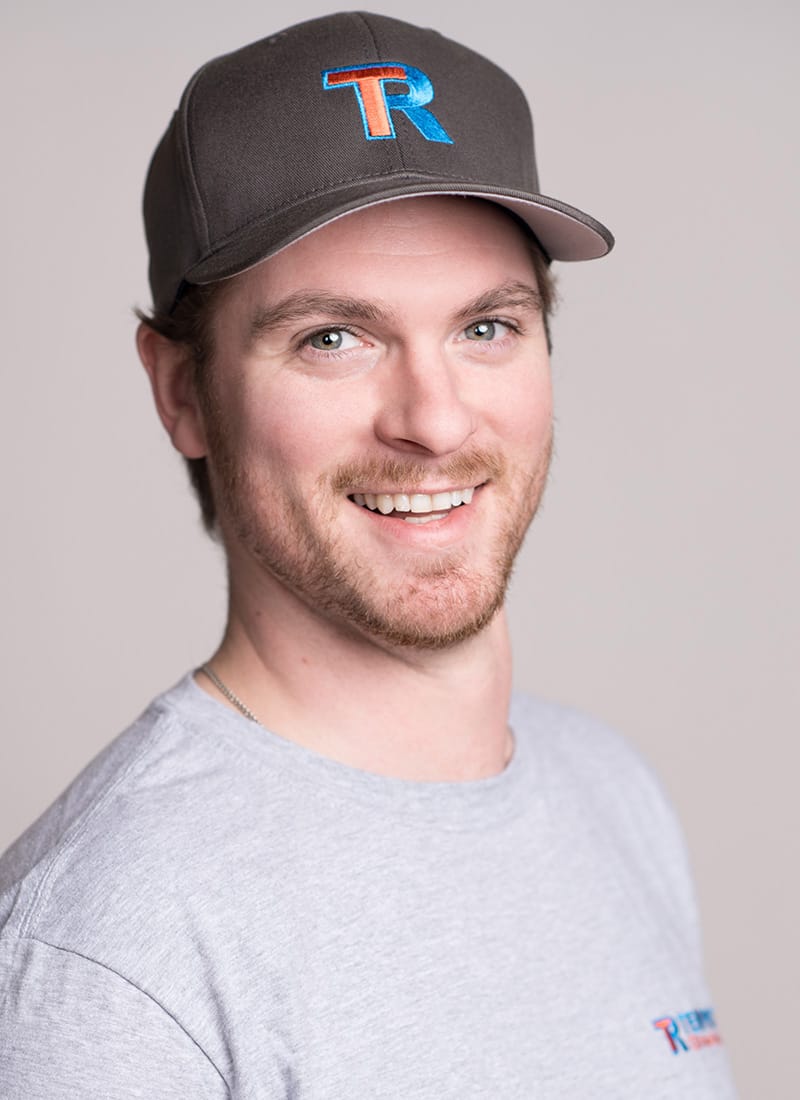 Portrait of Josh, a professional team member at Temprite, smiling for a staff photo