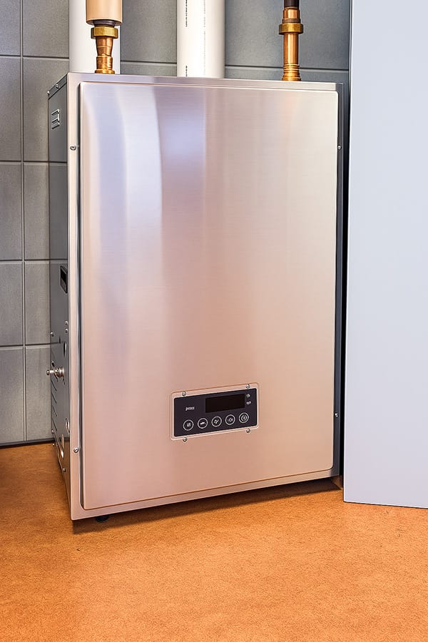 A tankless water heater