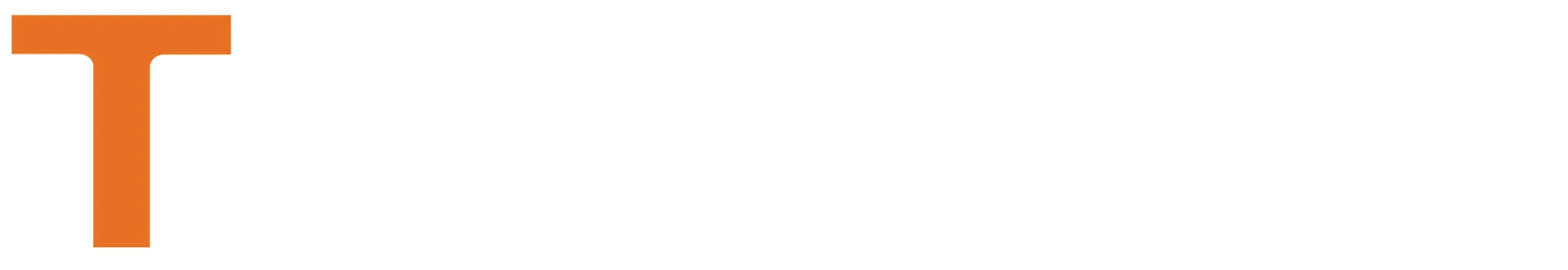 Temprite Climate Solutions logo in white, with an orange T